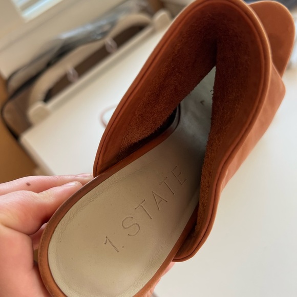 1. State pleather heels - Picture 3 of 4